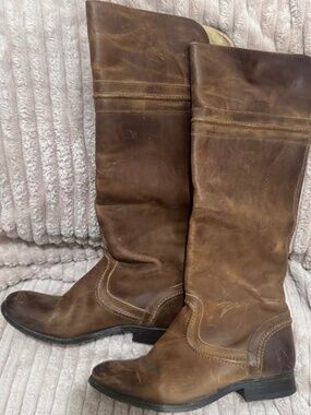Frye Melissa Trapunto Tall Knee High Boots